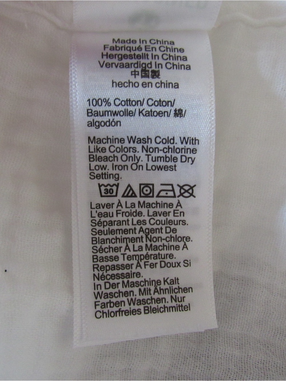 J Crew Garcon Classic Double Gauze Shirt 14 White Long Sleeves Button Up Cotton - Picture 8 of 9
